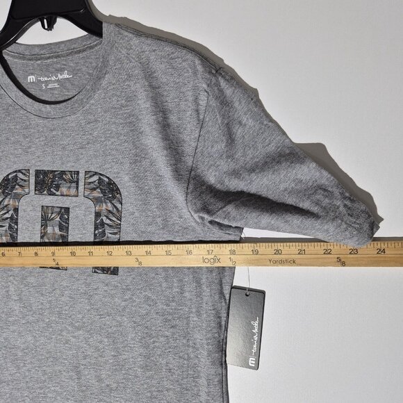 Travis Mathew Men's T-Shirt Size S Short Sleeve Gray (48) - Picture 6 of 7
